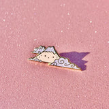 Mt Fuji Set Pink and Blue Hard Enamel Pins