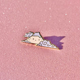 Sakura Pink Mt Fuji Hard Enamel Pin