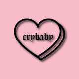 Gothra Crybaby Heart Decal