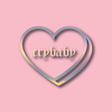Gothra Crybaby Heart Decal