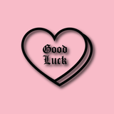 Gothra Good Luck Heart Decal
