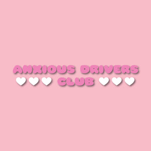Anxious Drivers Club Marshmallow Decal