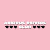Anxious Drivers Club Marshmallow Decal