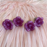 Purple Sakura Blossom Caps