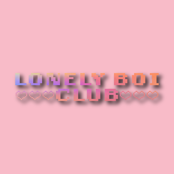 Lonely Boi Club Pixel Decal