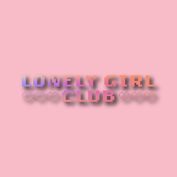 Lonely Girl Club Pixel Decal