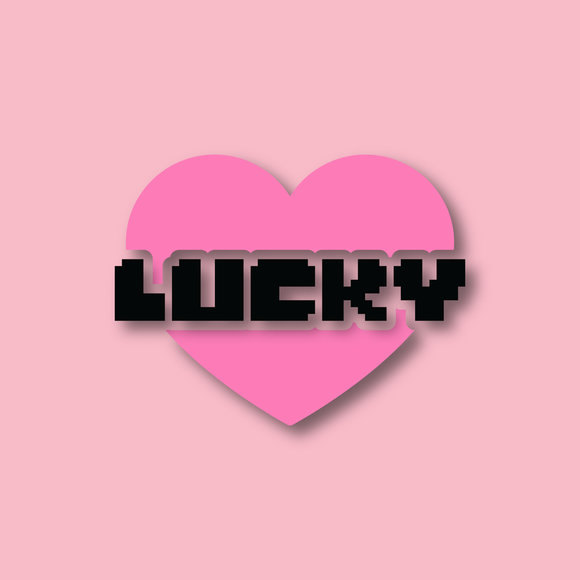 Lucky Heart Decal