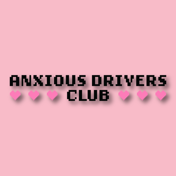 Anxious Drivers Club Pixel Decal