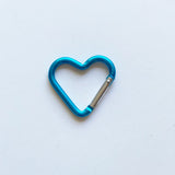 Blue Heart Carabiner